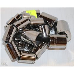 LOT OF ASSORTED WESTWARD SOCKETS