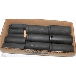 BOX OF ASSORTED WESTWARD DEEP SOCKETS