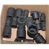 Image 1 : BOX OF ASSORTED IMPACT BLACK WESTWARD SOCKETS