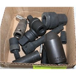BOX OF ASST IMPACT BLACK WESTWARD SOCKETS &