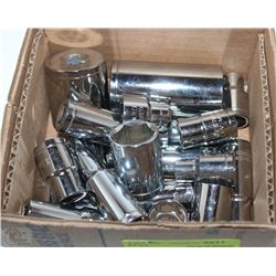 BOX OF ASSORTED WESTWARD SOCKETS