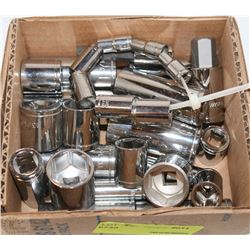 BOX OF ASSORTED WESTWARD SOCKETS