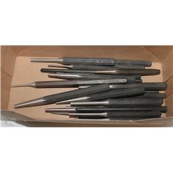 BOX OF ASSORTED TAPER PUNCHES