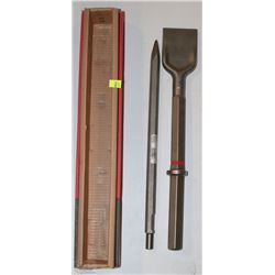 HILTI 1-1/8 WIDE FLAT CHIZEL 20" LONG W/ MILWAUKEE