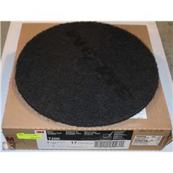 3M 17" BLACK STRIPPER PADS