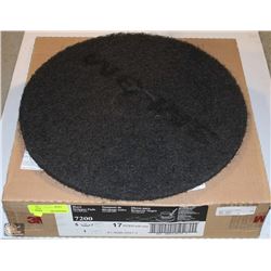 3M 17" BLACK STRIPPER PADS