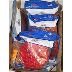BOX OF ASSORTED GROTE MARKER LIGHTS AND RED DOME
