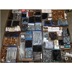 PALLET OF ASSORTED NUTS & BOLTS
