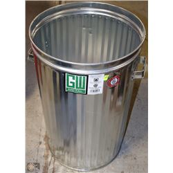 GW METAL 100% STEEL 12093 GARBAGE BIN