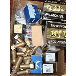 BOX OF ASSORTED FASTENERS
