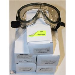 LOT OF 5 SAFETY GOGGLES