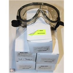 LOT OF 5 SAFETY GOGGLES