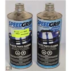 LOT OF 2 BOTTLES OF NORTON SPEED GRIP