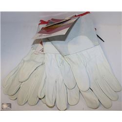 LOT OF 3 PAIRS OF SUPERIOR GOATSKIN WELDING GLOVES