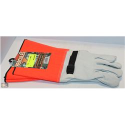 PAIR OF HERCULES LEATHER WORK GLOVES