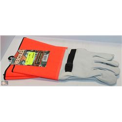 PAIR OF HERCULES LEATHER WORK GLOVES