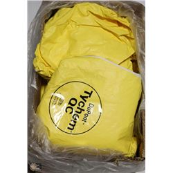 BOX OF DUPONT TYCHEM QC COVERALLS MEDIUM