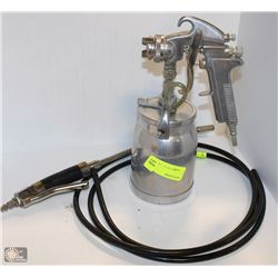 LARGE SPRAY GUN AND AIR LINE