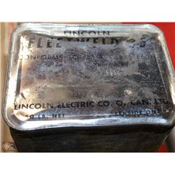 50LB CAN OF WELDING RODS