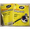 Image 1 : LOT OF 2 SCOTT ABSORBENT DROP CLOTHS