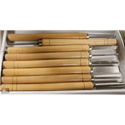8 PIECE LATHE CHISEL SET