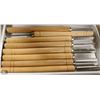 Image 1 : 8 PIECE LATHE CHISEL SET