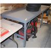 Image 1 : 10'X3' DURHAM MFG ADJUSTABLE HEIGHT WORK TABLE