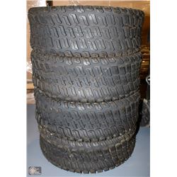 LOT OF FOUR 20X7.00X8NHS TURFMASTER TIRES