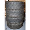 Image 1 : LOT OF FOUR 20X7.00X8NHS TURFMASTER TIRES