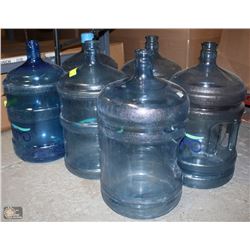 LOT OF 6 CULLIGAN 18.9L  WATER COOLER JUGS