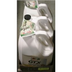LOT OF THREE 4.4LJUGS OF CASTROL GTX 5W30 MOTOR