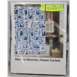 MARILYN MONROE CLOTH SHOWER CURTAIN WITH HOOKS