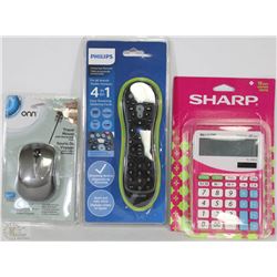 LOT OF NEW ITEMS INC UNIVERSAL REMOTE