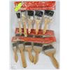 Image 1 : LOT OF 3 SETS OF 5PC NEW PAINTBRUSHES
