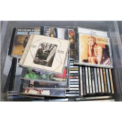 BOX W ABOUT 90 CLASSIC ROCK AND COUNTRY CDS