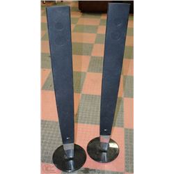 A SET OF LG FLOOR SPEAKERS