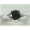 Image 1 : #2-14KT WHITE GOLD BLACK & WHITE DIAMOND RING