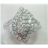 Image 1 : #23-STERLING SILVER CUBIC ZIRCONIA RING
