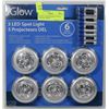 Image 1 : IGLOW 3 LED SPOTLIGHT 6 PACK WITH BATTERIES
