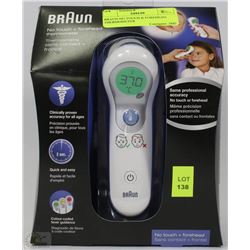 BRAUN NO TOUCH & FOREHEAD THERMOMETER
