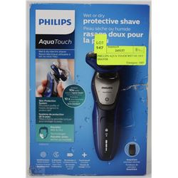 PHILLIPS AQUA TOUCH WET OR DRY SHAVER