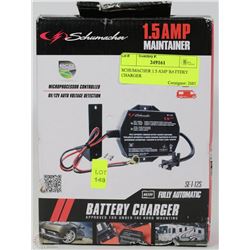 SCHUMACHER 1.5 AMP BATTERY CHARGER
