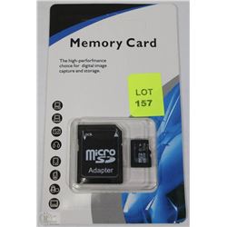 NEW 32GB MICRO SD WITH ADAPTER