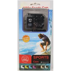 NEW 1080P SPORTS ACTION CAM WITH MOUNTS