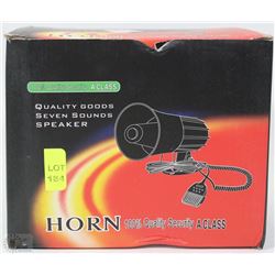 NEW AUTOMOTIVE LOUDSPEAKER WITH SIREN SOUNDS