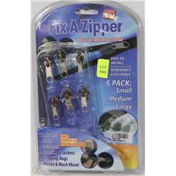 NEW 6 PC FIX A ZIPPER KIT