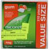 Image 1 : NICORETTE GUM 210PC VALUE SIZE 4MG