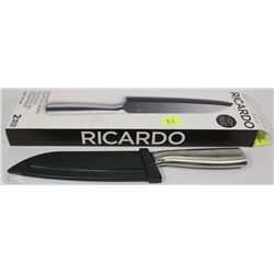 2PC RICARDO CERAMIC SANTOKU KNIVES  IN BOX