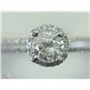 Image 1 : #45-14KT WHITE GOLD DIAMOND RING SIZE 7