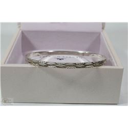 .925 SILVER DIAMOND-CUT STYLE BANGLE